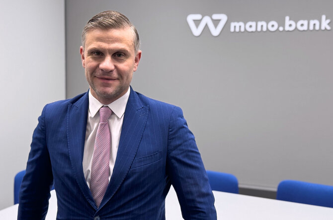 „Mano bankas“ nuotr./„Mano bankas“ vadovas Mindaugas Rudys