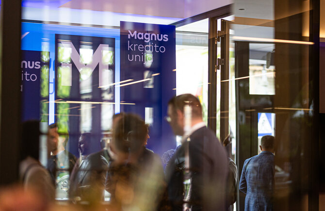 Mikos Savičiūtės nuotr./Kredito unija „Magnus“ atvėrė duris naujose patalpose – dėmesys inovacijoms ir darbuotojų gerovei