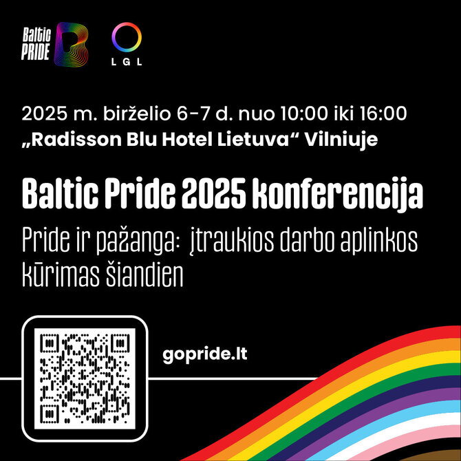 Lietuvos gėjų lygos nuotr./„Baltic Pride“ sugrįžta į Vilnių: organizatoriai kviečia suskubti registruotis dalyvauti pagrindiniuose renginiuose