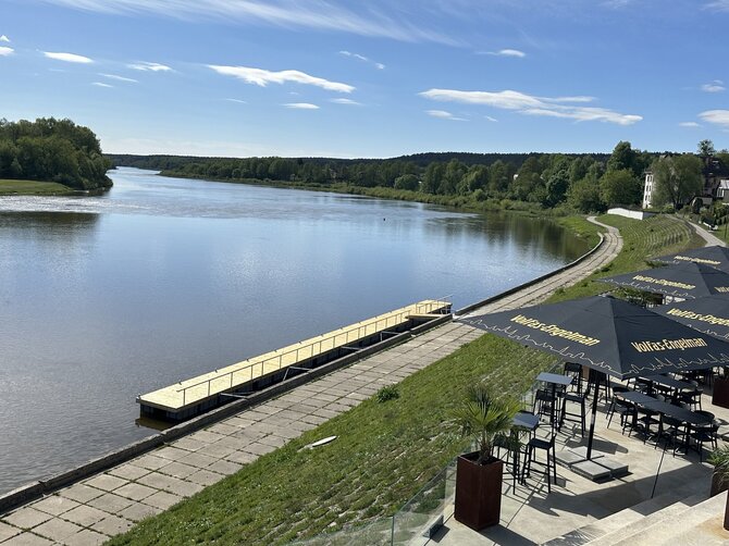 Prienų rajono savivaldybės nuotr./Prienai – naujos galimybės turizmui: atidaryta nemokama prieplauka miesto centre