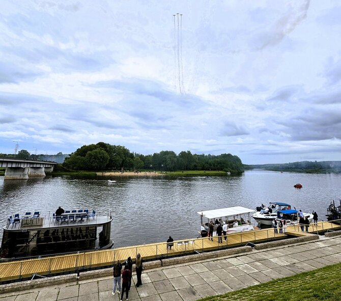 Prienų rajono savivaldybės nuotr./Prienai – naujos galimybės turizmui: atidaryta nemokama prieplauka miesto centre
