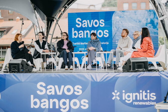 „Ignitis“ nuotr./Tvarios ateities kūrėjai Klaipėdoje nėrė į idėjų jūrą