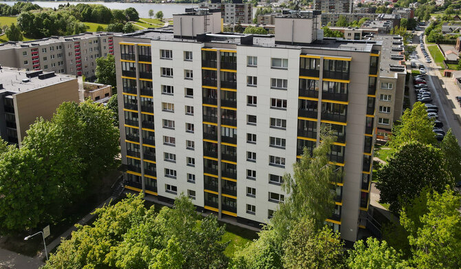 APVA nuotr./Senos statybos daugiabučių poveikis sveikatai: gali padėti kompleksinė renovacija