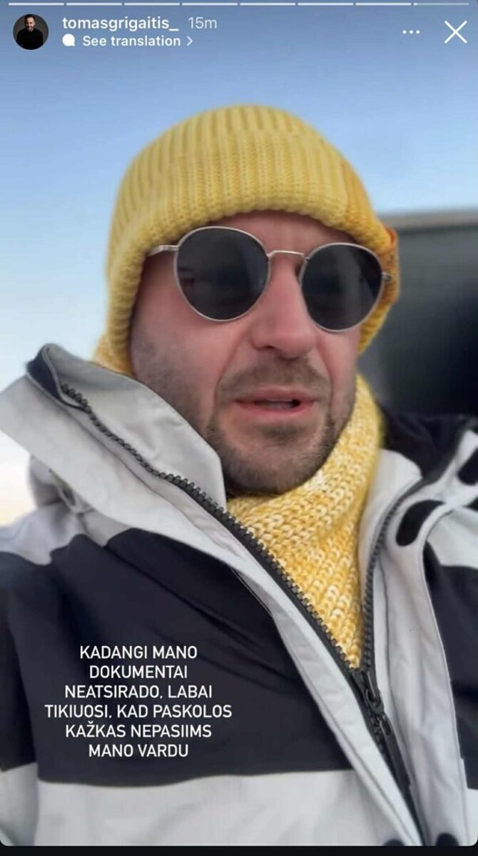 Soc. tinklų nuotr./Tomas Grigaitis