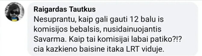 Soc. tinklų nuotr./Raigardo Tautkaus komentaras apie Lolitą Zero
