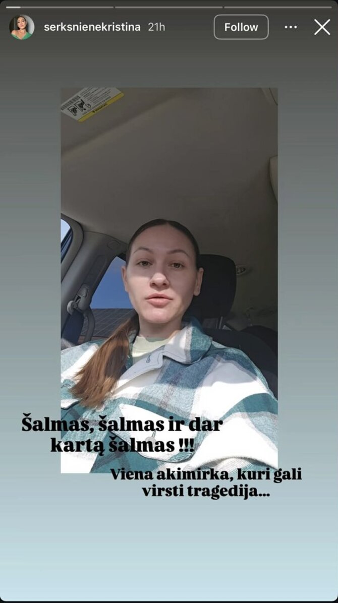 Soc. tinklų nuotr./Kristina Šerkšnienė
