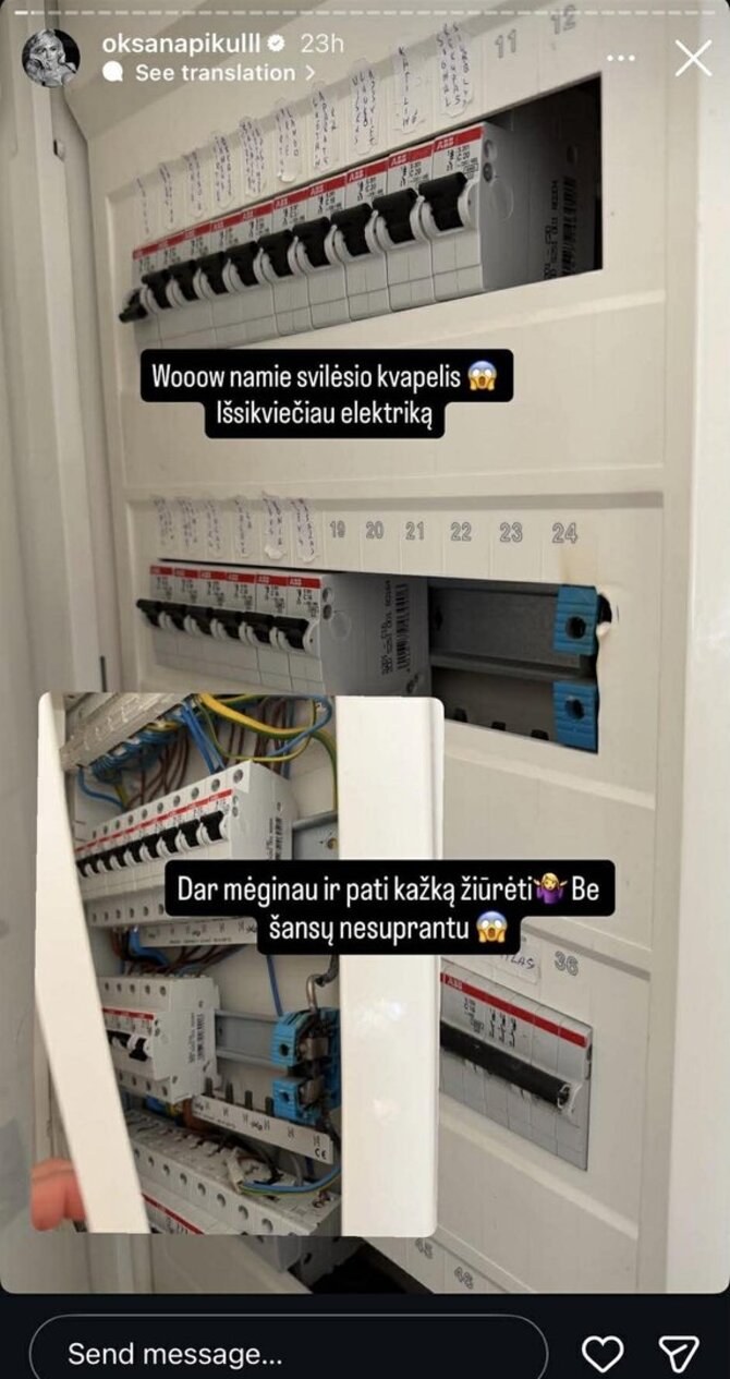 Soc. tinklų nuotr./Oksanos Pikul kadras