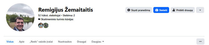Stop kadras/Remigijaus Žemaitaičio „Facebook“