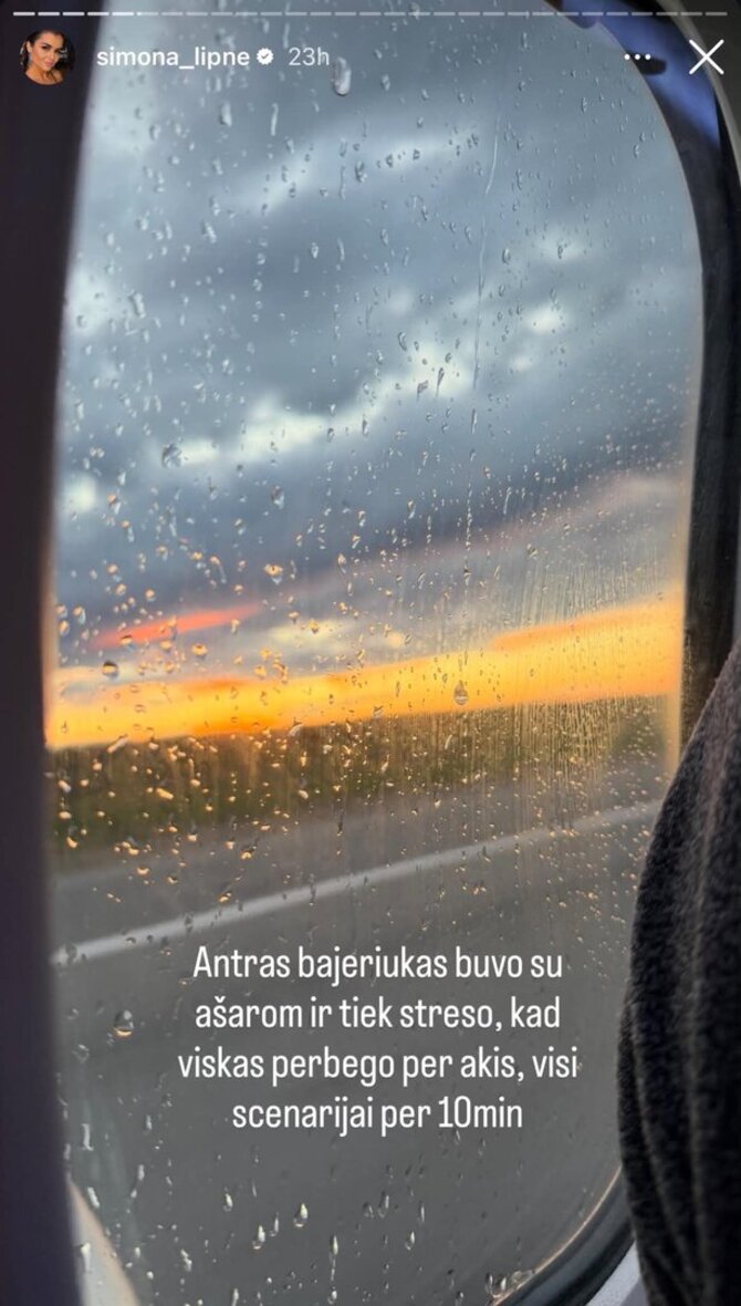 Soc. tinklų nuotr./Simonos Lipnės įrašai