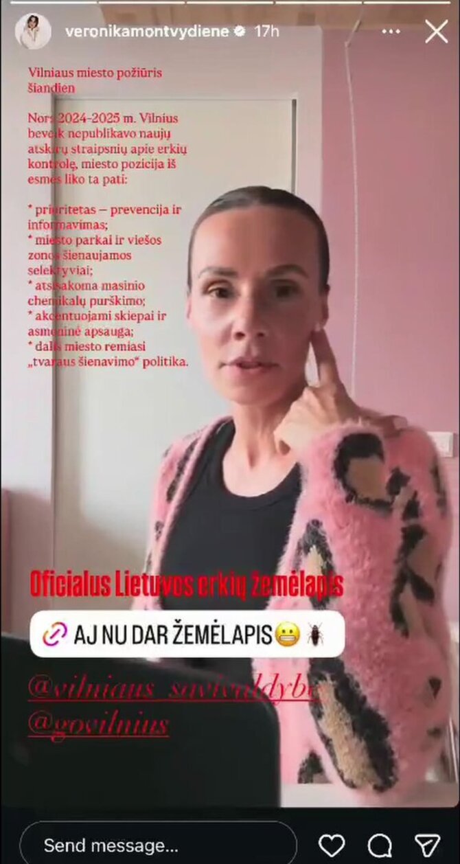 Soc. tinklų nuotr./Veronikos Montvydienės įrašas