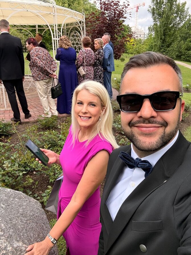 Asmeninio albumo nuotr./Vestuvių akimirka