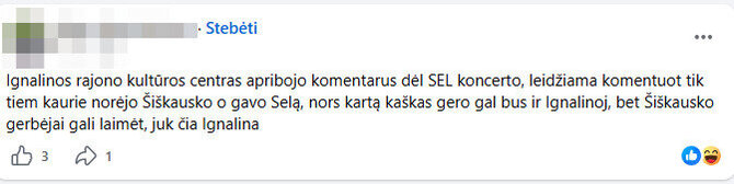 Soc. tinklų nuotr./Feisbuko įrašai