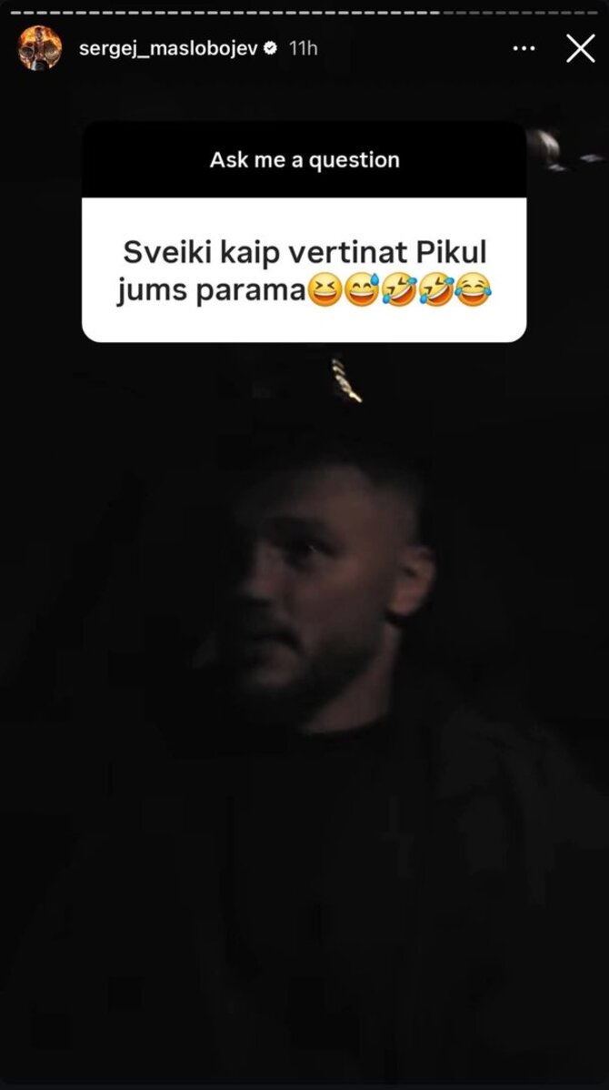 Soc. tinklų nuotr./Sergejaus Maslobojevo įrašai