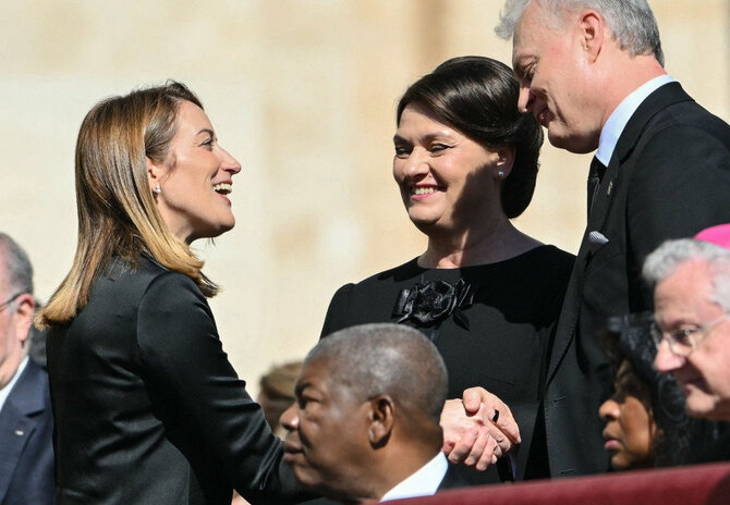 AFP/„Scanpix“ nuotr./Lietuvos prezidentas Gitanas Nausėda ir Pirmoji ponia Diana Nausėdienė