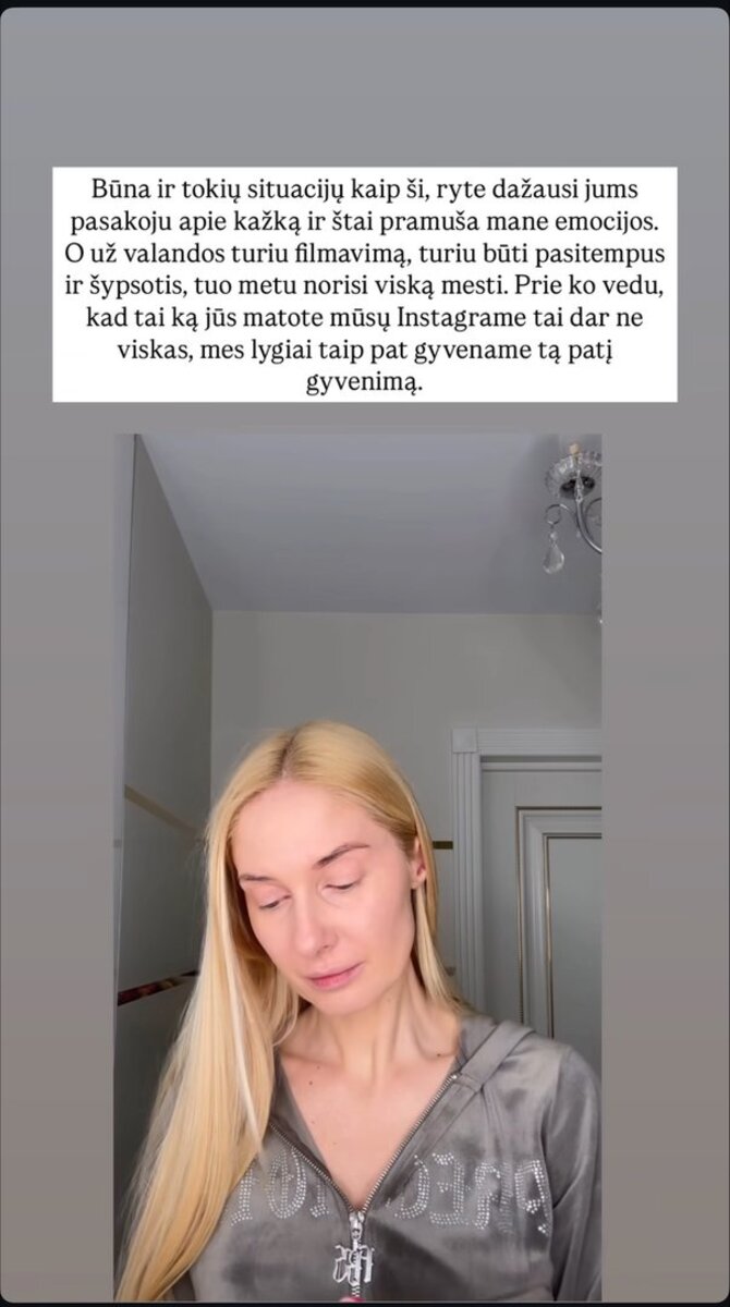 Soc. tinklų nuotr./Kristina Ivanova