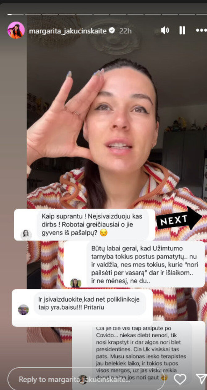 Soc. tinklų nuotr./Margarita Jakučinskaitė