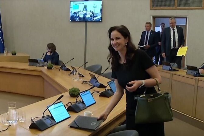 LNK žinių reportažo stop kadras/Inga Ruginienė