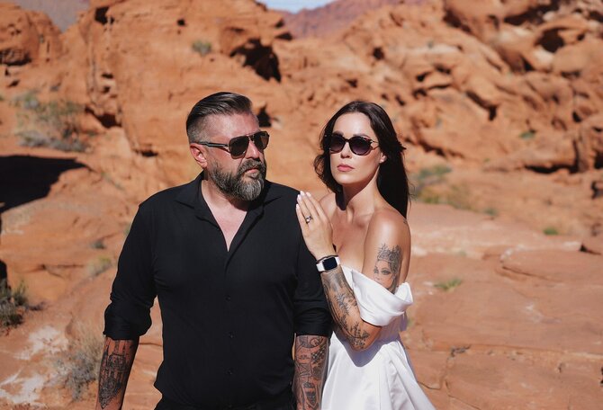 Asmeninio albumo nuotr./Artūrui Aušra ir jo mylimoji Justina Godliauskaitė-Aušra