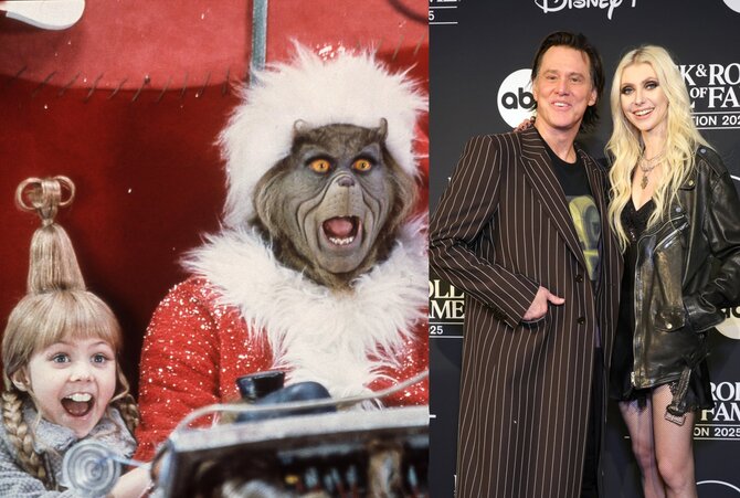 Vida press nuotr./Jimas Carrey ir Taylor Tomsen