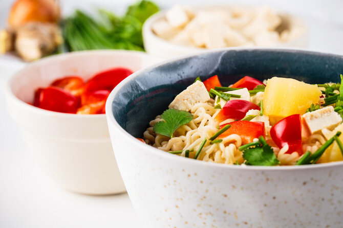 iStock nuotr./Tofu ir ananasas