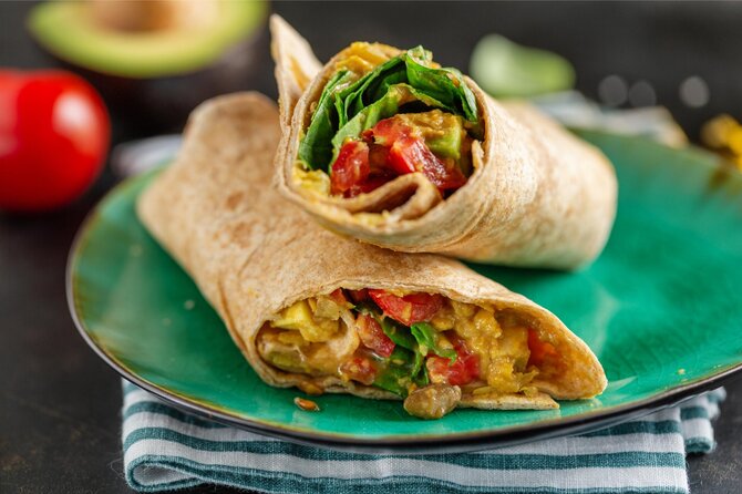 Envato nuotr./Prancūziška vegetariška tortilija