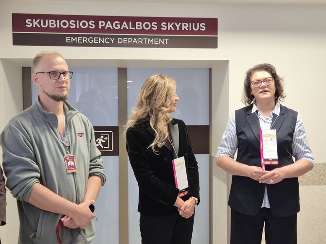 Pranešimo aut. nuotr./RVUL Skubiosios pagalbos skyriaus atidarymas