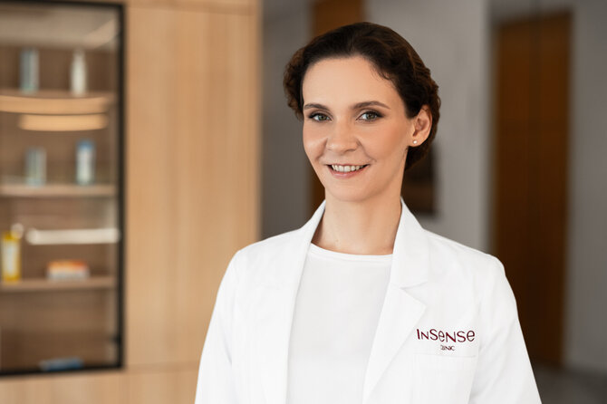 „InSense Clinic“ nuotr./„InSense Clinic“ gydytoja dermatovenerologė dr. Jurgina Ūselienė