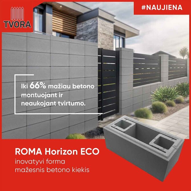 Organizacijos nuotr./Tvora.lt blokeliai ROMA ECO