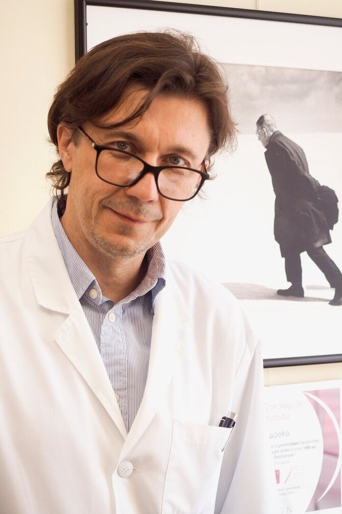 Organizacijos nuotr./Onkologas chemoterapeutas doc. dr. Vincas Urbonas