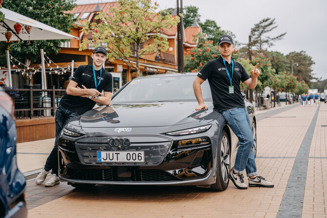 „Audi“ nuotr./„Ignitis ON“ elektromobilių lenktynėse – medalių lietus „Audi“ komandoms
