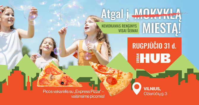 Organizacijos nuotr./Vilniečius kviečia grįžti ne tik į mokyklą, bet ir į miestą: nemokamos pramogos ir ūkininkų mugės gėrybės