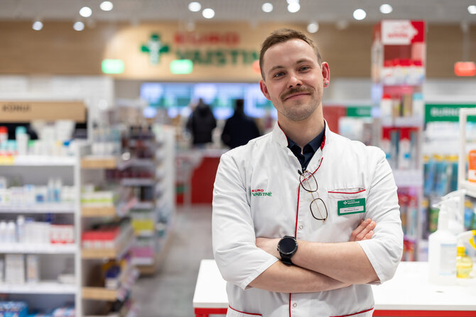 „Eurovaistinės“ nuotr./„Eurovaistinės“ vaistininkas Mindaugas Rutalė