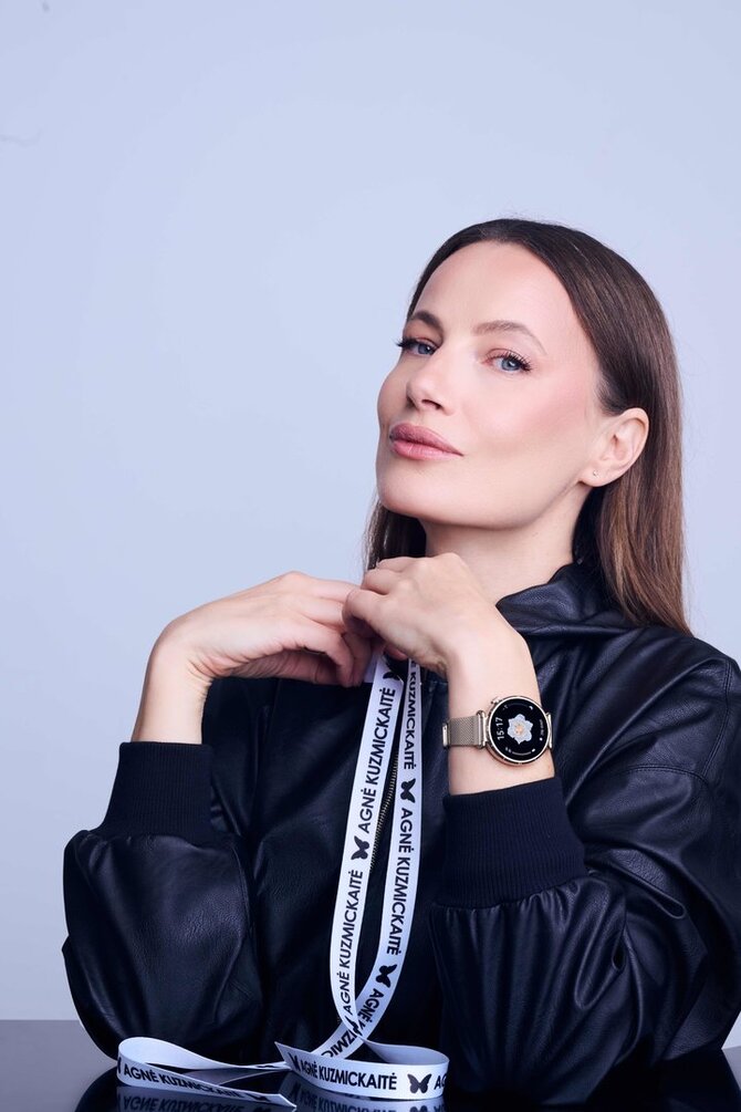„Huawei“ nuotr./Agnė Kuzmickaitė: „Aktyvumas man artimas tiek gyvenime, tiek kūryboje“