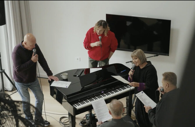 Legendų pasiruošimas M1 muzikos apdovanojimams /M1 nuotr.