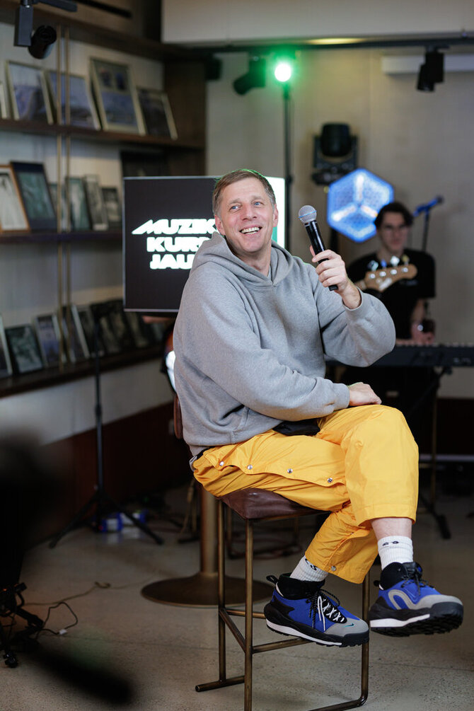 Gretos Skaraitienės / 15min nuotr./Tinklalaidė „Muzika, kurią jauti“, svečiuose – Saulius Prūsaitis