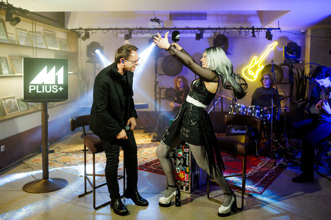 Gretos Skaraitienės / BNS nuotr./Tinklalaidė „Muzika, kurią jauti“, svečiuose - Marijonas Mikutavičius