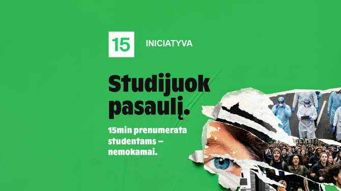 15min iniciatyva studentams