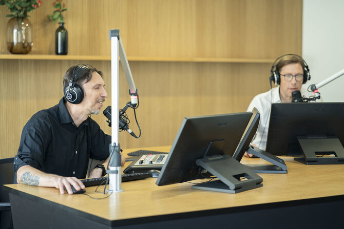 Marijus Berenis ir Jonas Radzevičius, radijo stotis „Lietus“ /Foto: „Lietus“