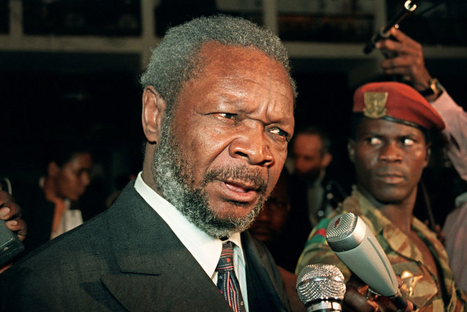 AFP/„Scanpix“ nuotr./Jeanas-Bédelis Bokassa teisme (1986 m.)