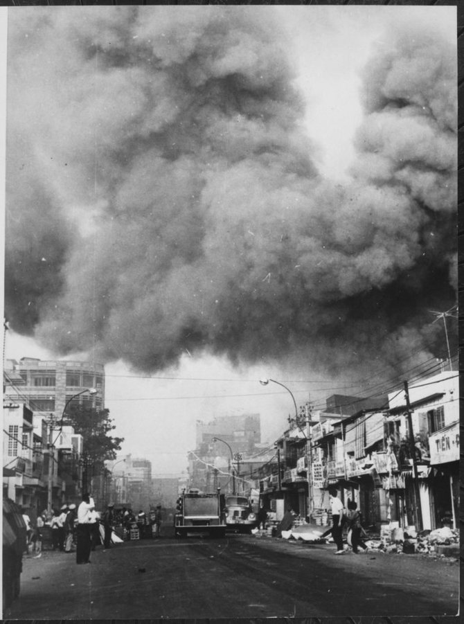 Wikipedia.org nuotr./Saigonas Teto puolimo operacijos metu