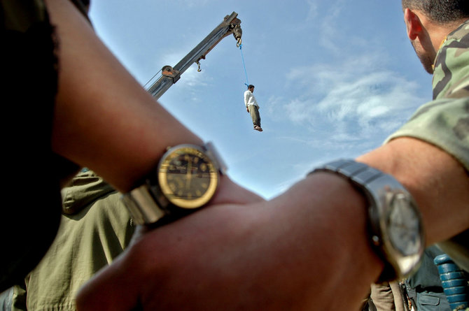„Reuters“/„Scanpix“ nuotr./Mirties bausmės įvykdymas Irane