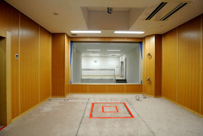 „Reuters“/„Scanpix“ nuotr./Egzekucijų kambarys Tokijo kalėjime