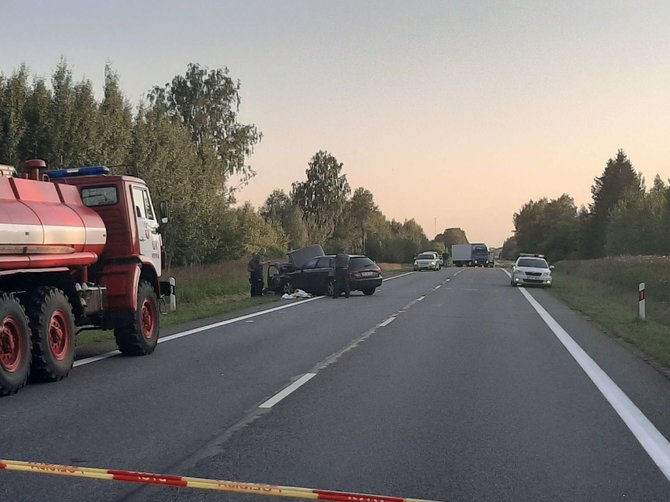 Jurgitos Lieponės/15min nuotr./Avarija prie Ukmergės