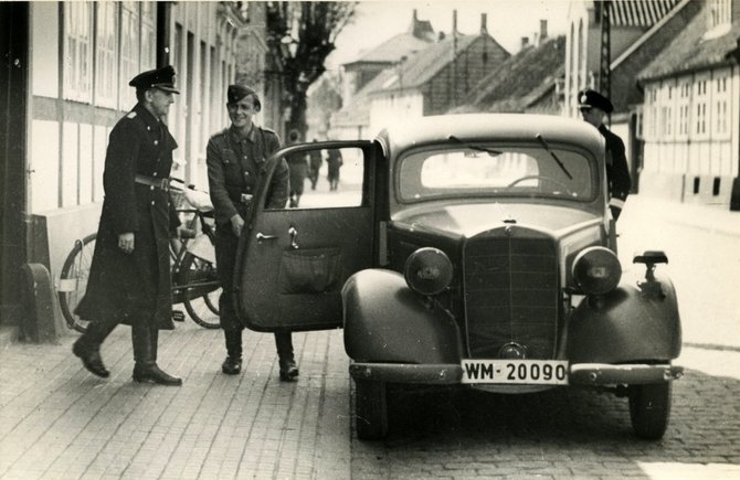 Bornholmo muziejaus nuotr./Gerhardas von Kamptzas 1945 m. gegužės 7 d.