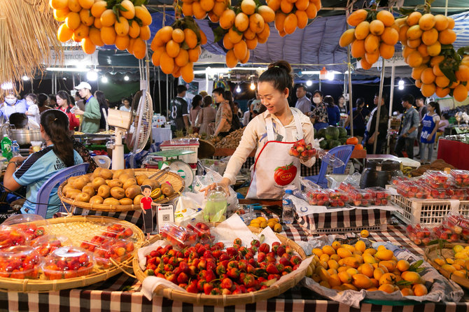 „Scanpix“ nuotr./Maisto festivalis Vientiane (2021 m. vasaris)