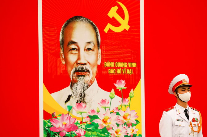 „Reuters“/„Scanpix“ nuotr./Ho Chi Minho portretas