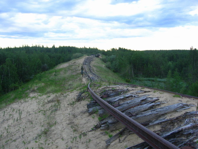 Wikipedia.org nuotr./Šiaurės geležinkelio likučiai