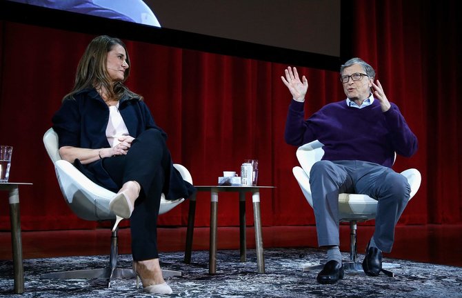 AFP/„Scanpix“ nuotr./Billas Gatesas ir Melinda Gates