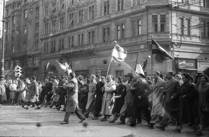 Wikipedia.org nuotr./Vengrijos revoliucija 1956 metais