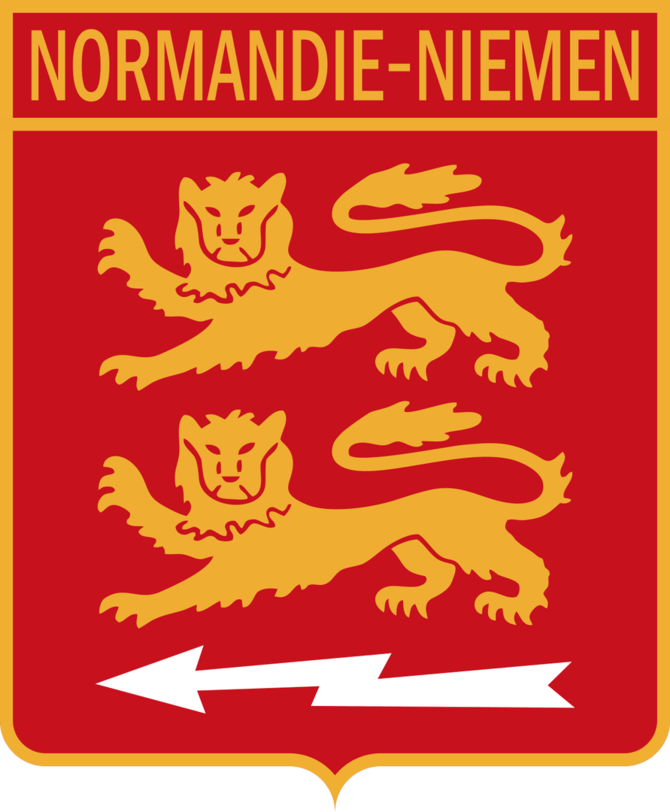 Wikipedia.org nuotr./Pulko „Normandija“ emblema nuo 1944 metų pabaigos